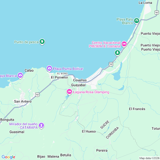 Mapa de Coveñas