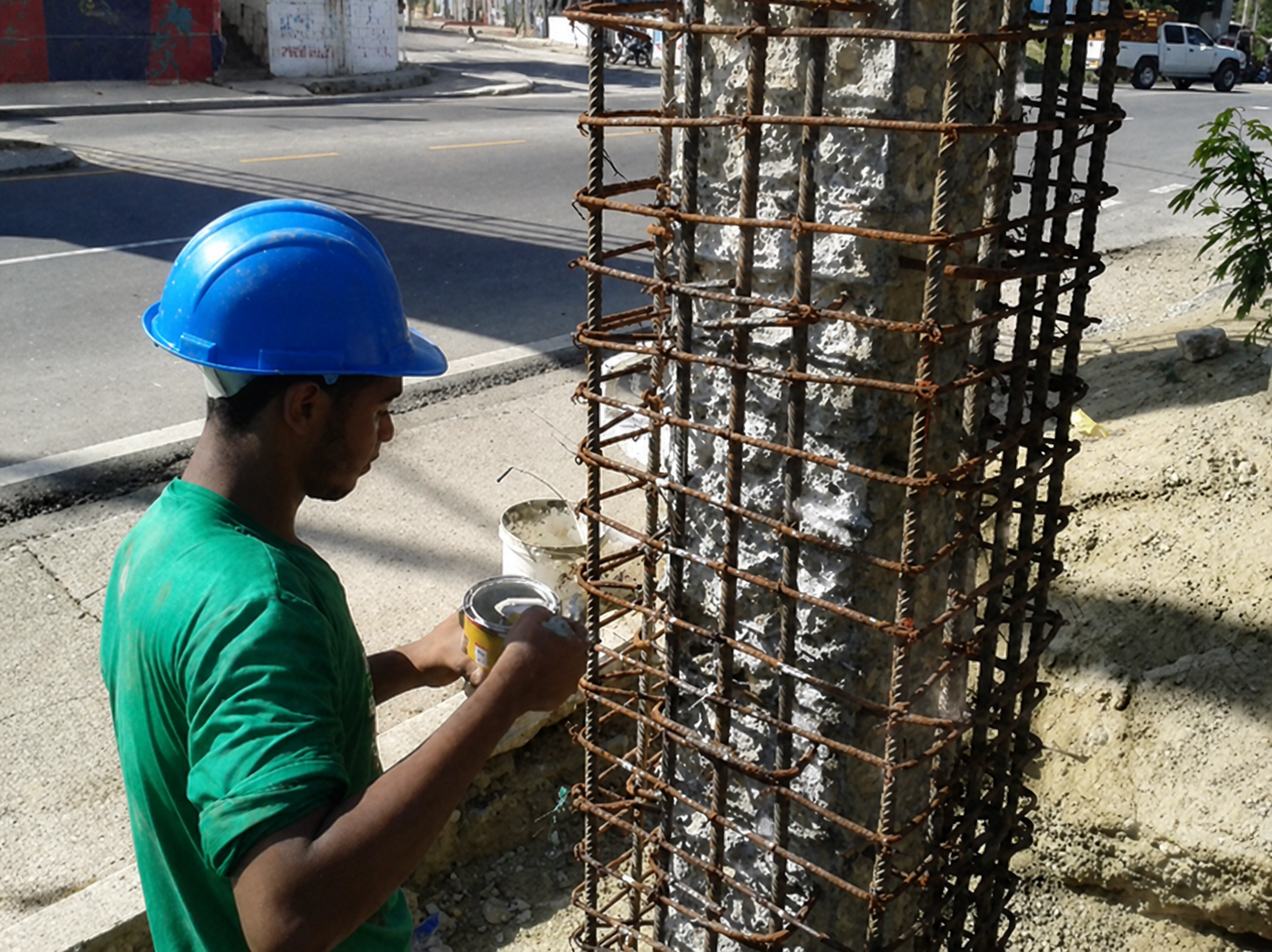 Inspección técnica de un elemento estructural incluida en el portafolio de HYC.
